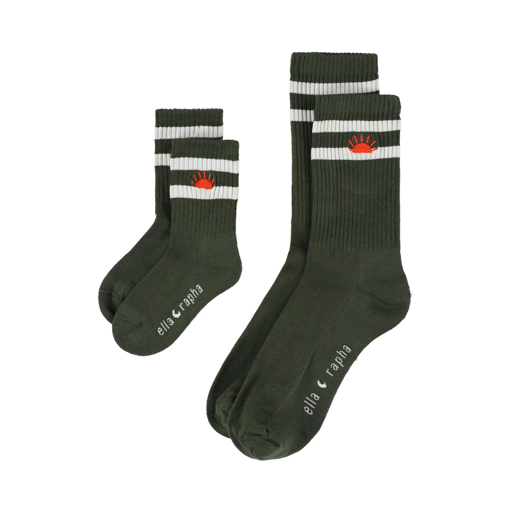 khaki SUNRISE kids socks