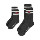 dark grey SMILEY kids socks