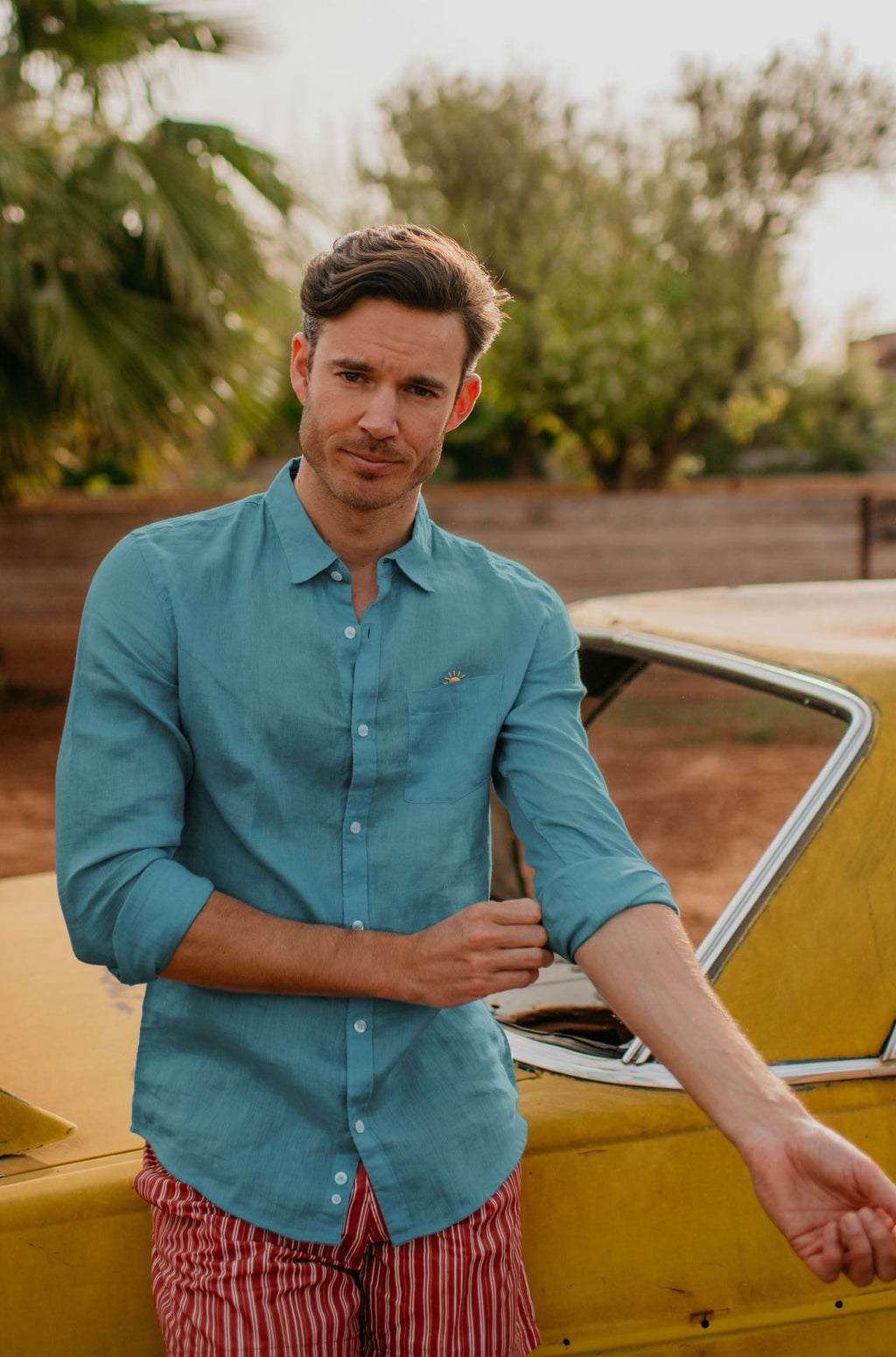 aegean blue SUNRISE shirt