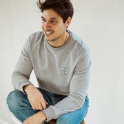 Mightygrey magic papa vibes sweatshirt with embroidered text for dads 