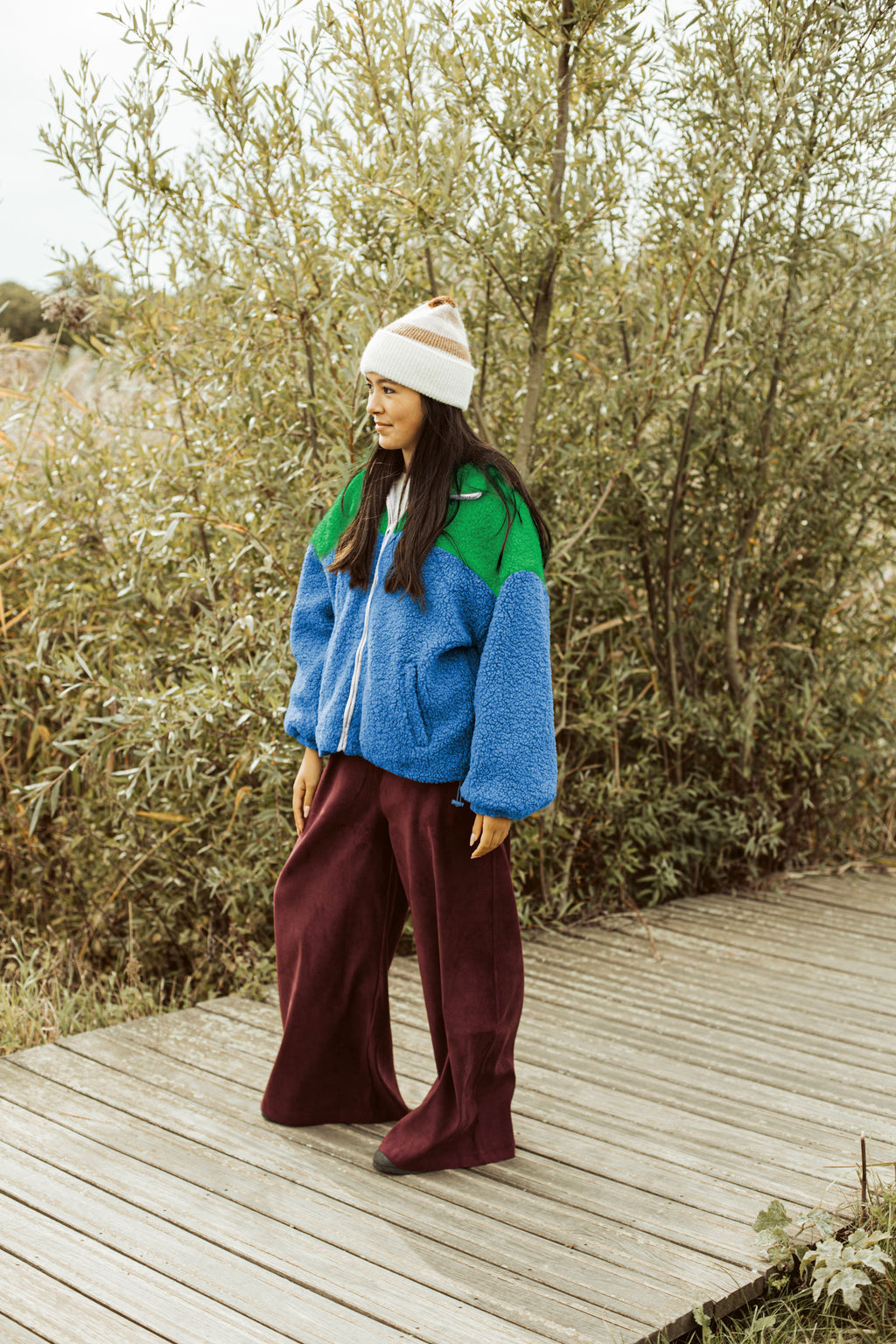 women teddy SMILEY JACKET the funky one