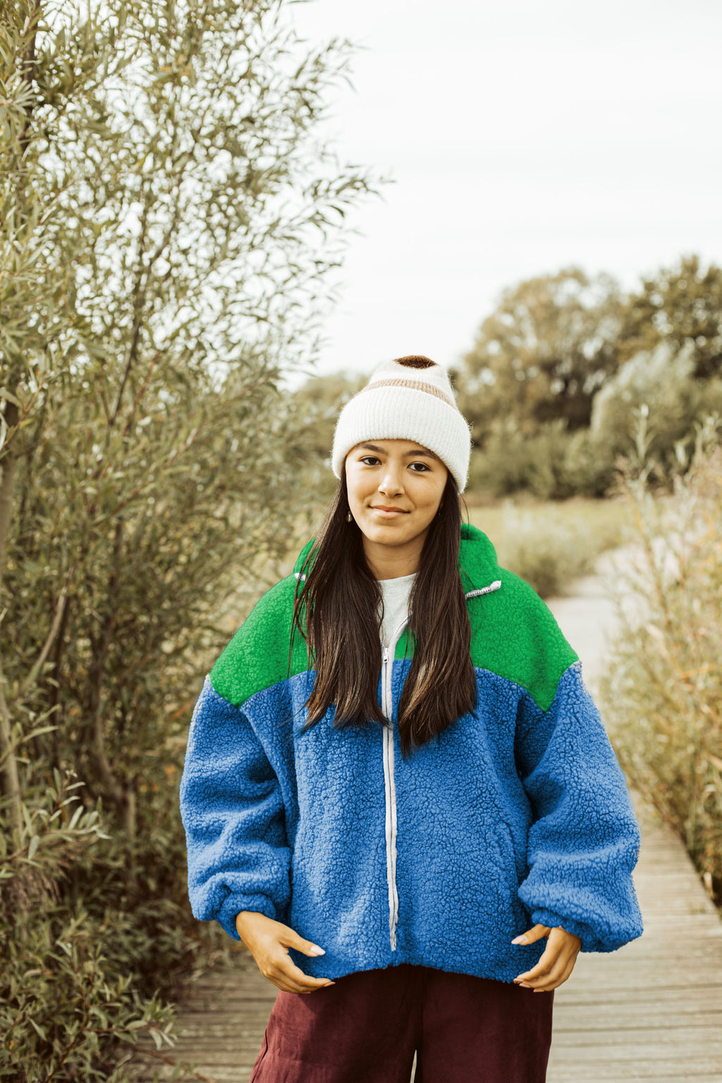 women teddy SMILEY JACKET the funky one