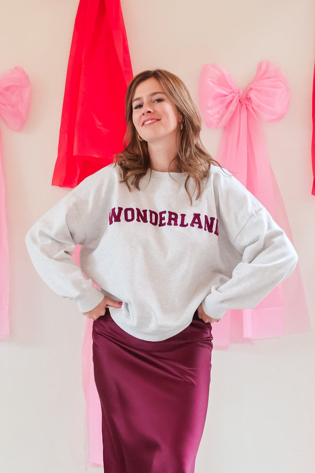 ash grey WONDERLAND loose fit