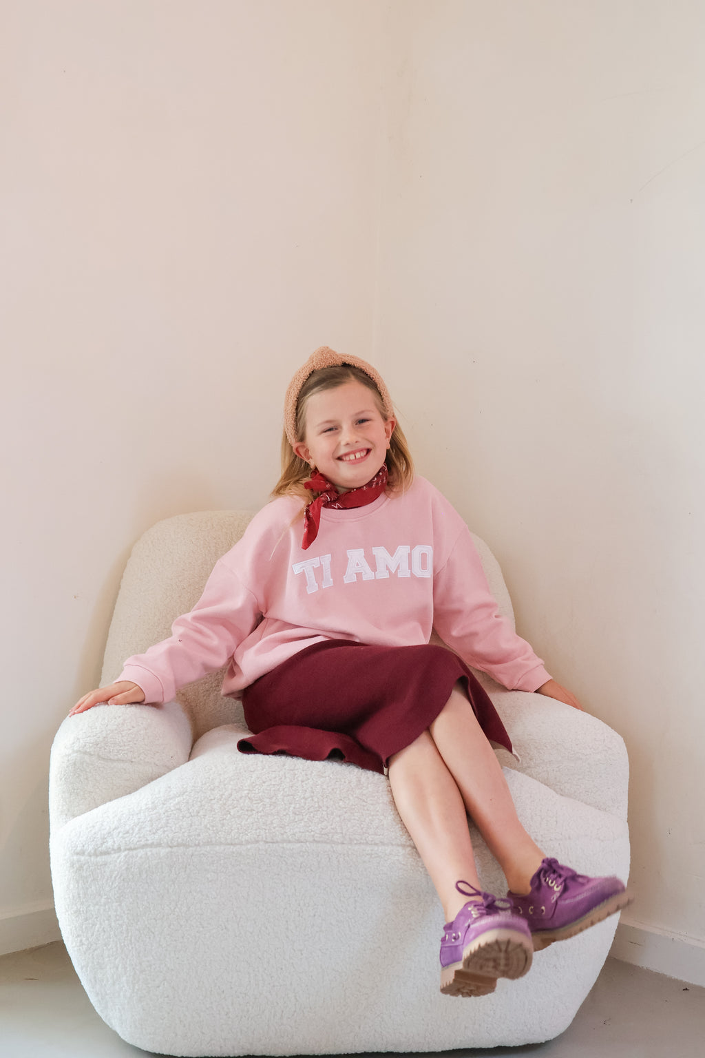 little misty rose TI AMO loose fit