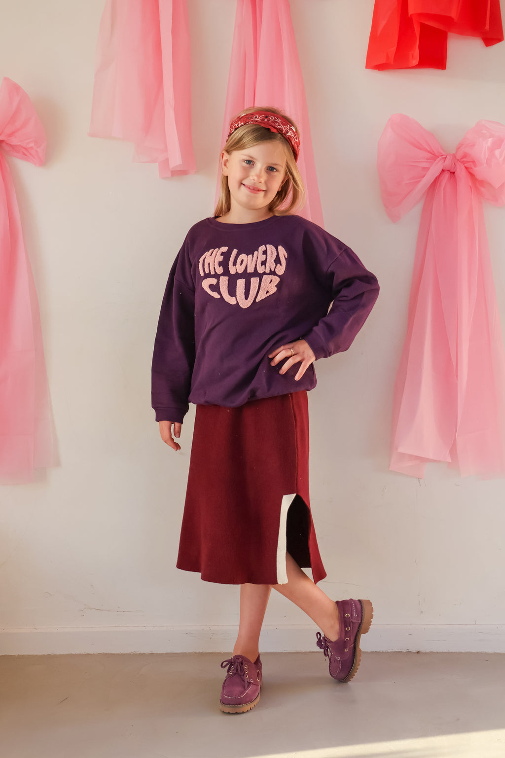 little indigo LOVERS CLUB sweatshirt