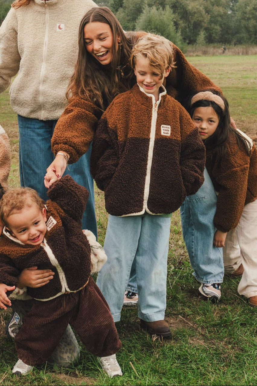 little teddy MOON JACKET brown