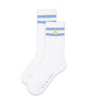 light blue SOLEIL socks