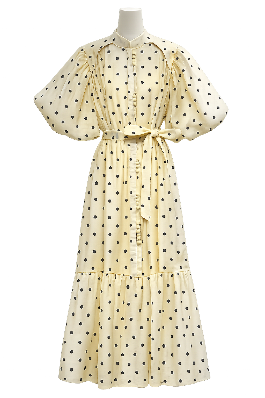 VALIE polka dress BUTTER