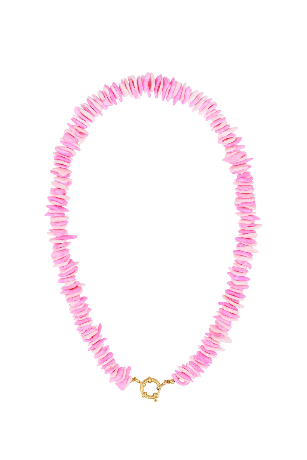 pink SEASHELL necklace