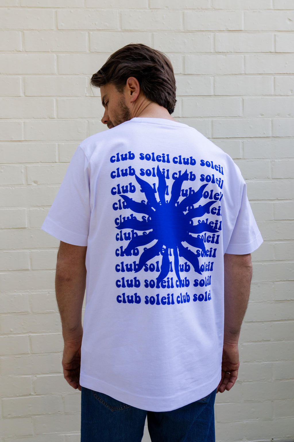 blue CLUB SOLEIL t-shirt (loose fit)