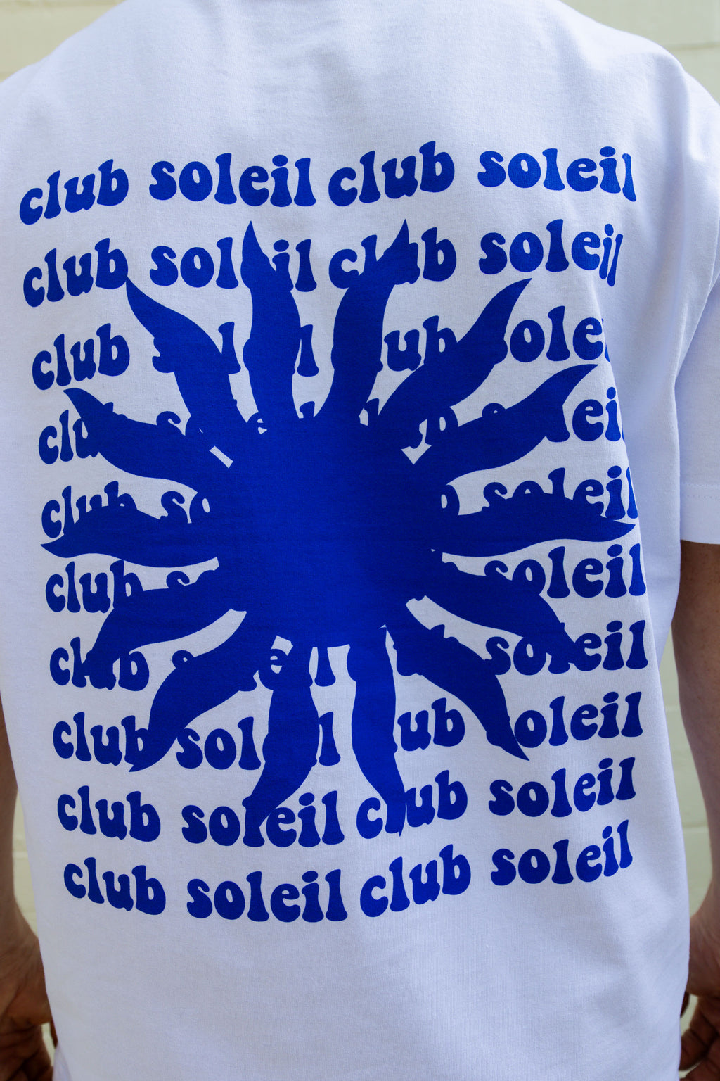 blue CLUB SOLEIL t-shirt (loose fit)
