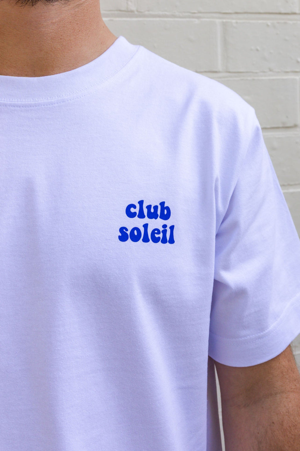blue CLUB SOLEIL t-shirt (loose fit)