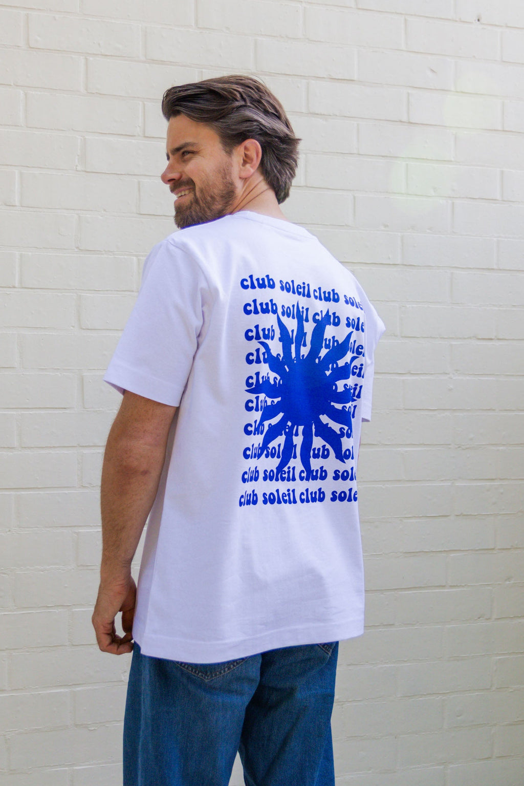 blue CLUB SOLEIL t-shirt (loose fit)