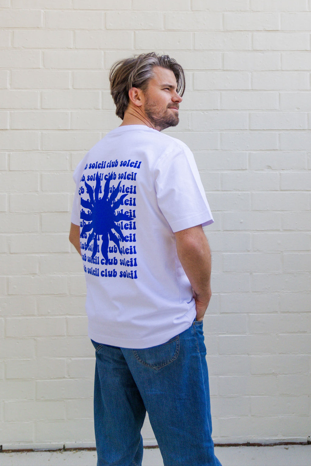 blue CLUB SOLEIL t-shirt (loose fit)