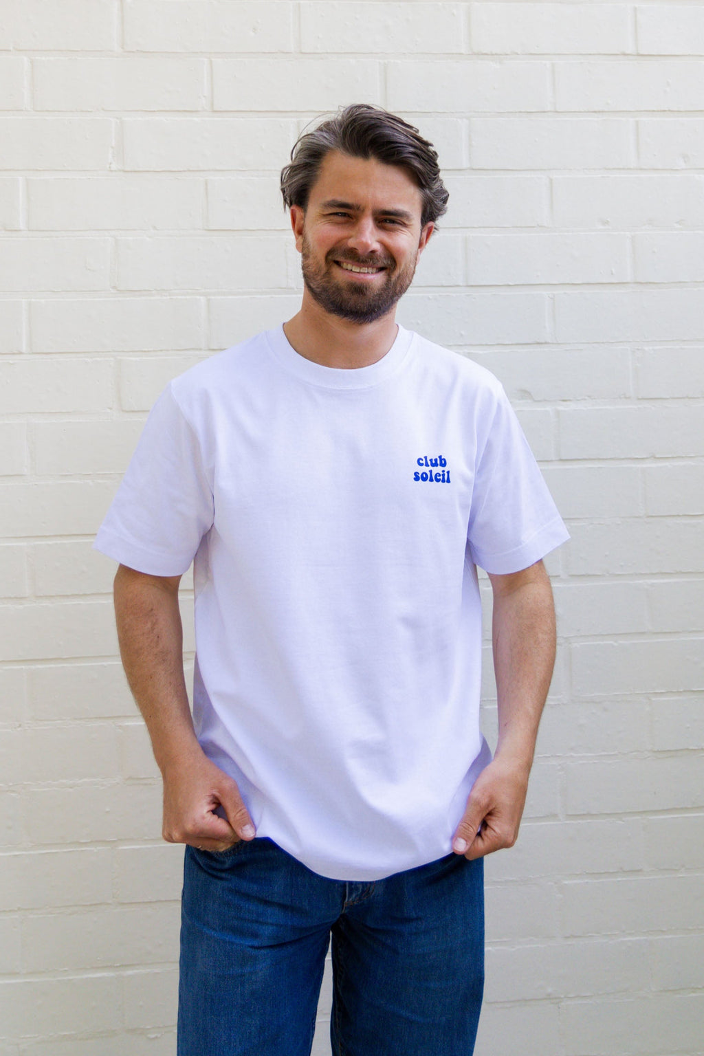 blue CLUB SOLEIL t-shirt (loose fit)