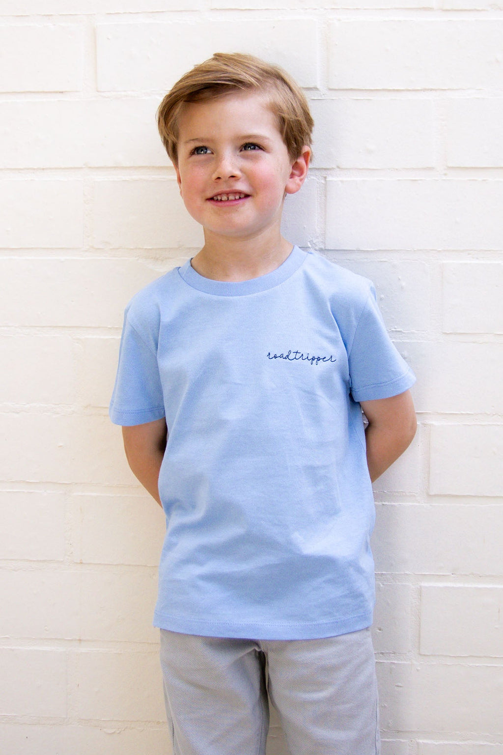 capri blue little ROADTRIPPER t-shirt