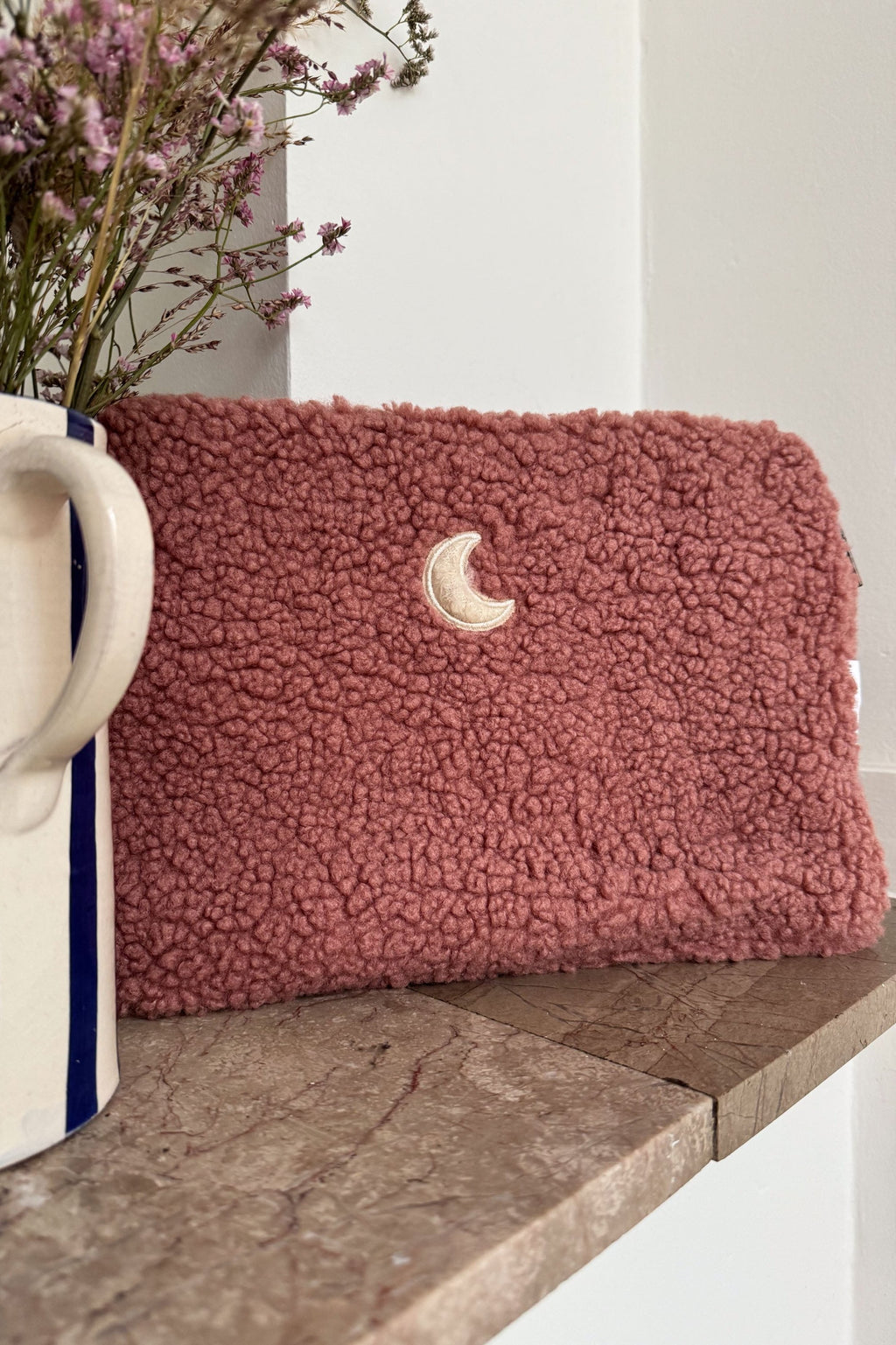 rose MOON teddy laptop sleeve