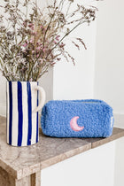 teddy pouch MOON blue