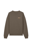brown COFFEE CLUB sweatshirt men