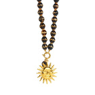 brown SUN necklace