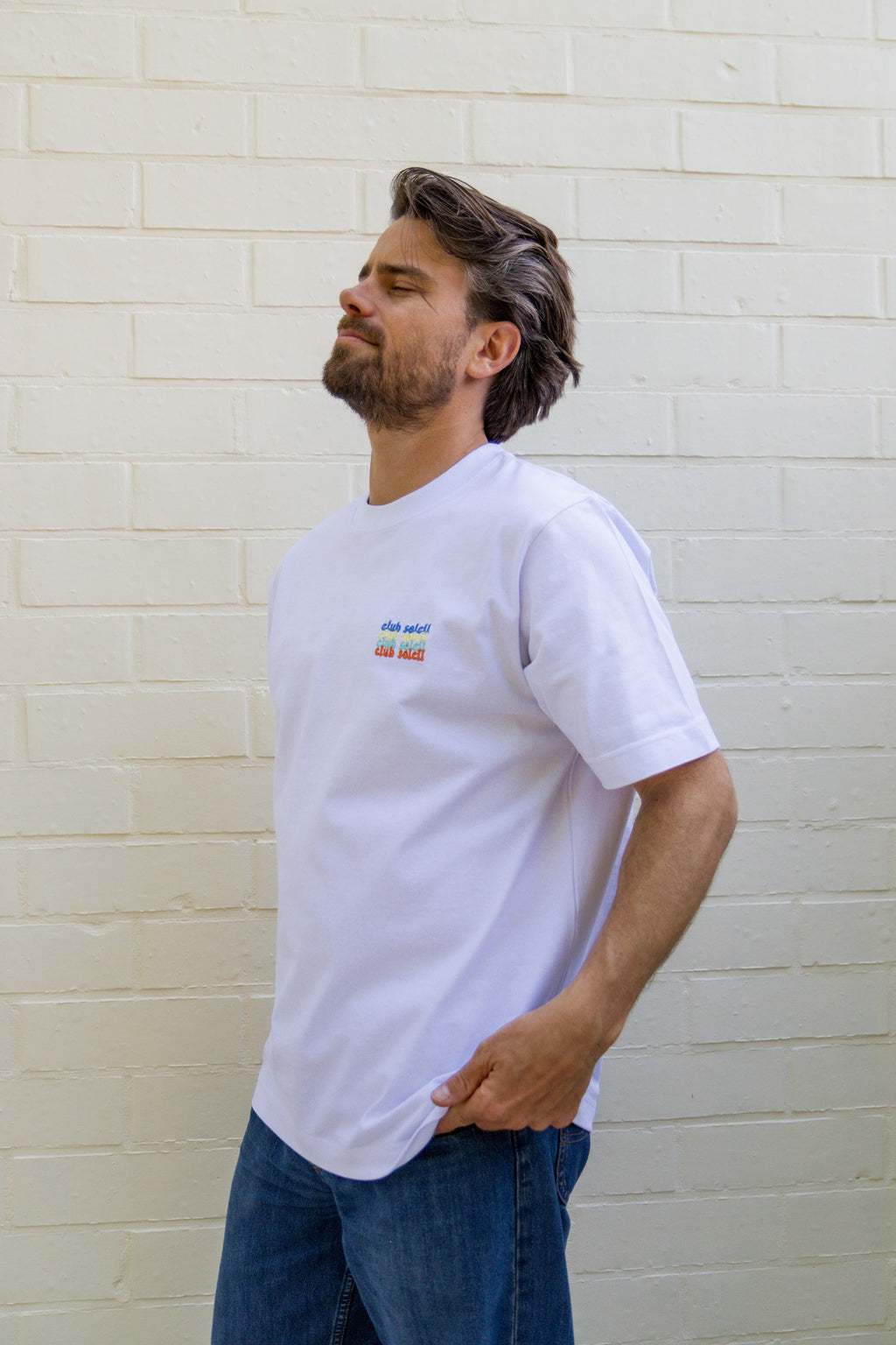 colorful CLUB SOLEIL t-shirt (loose fit)