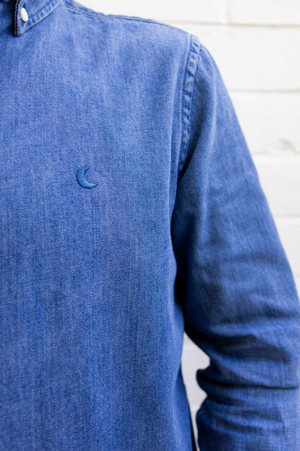 denim MOON shirt