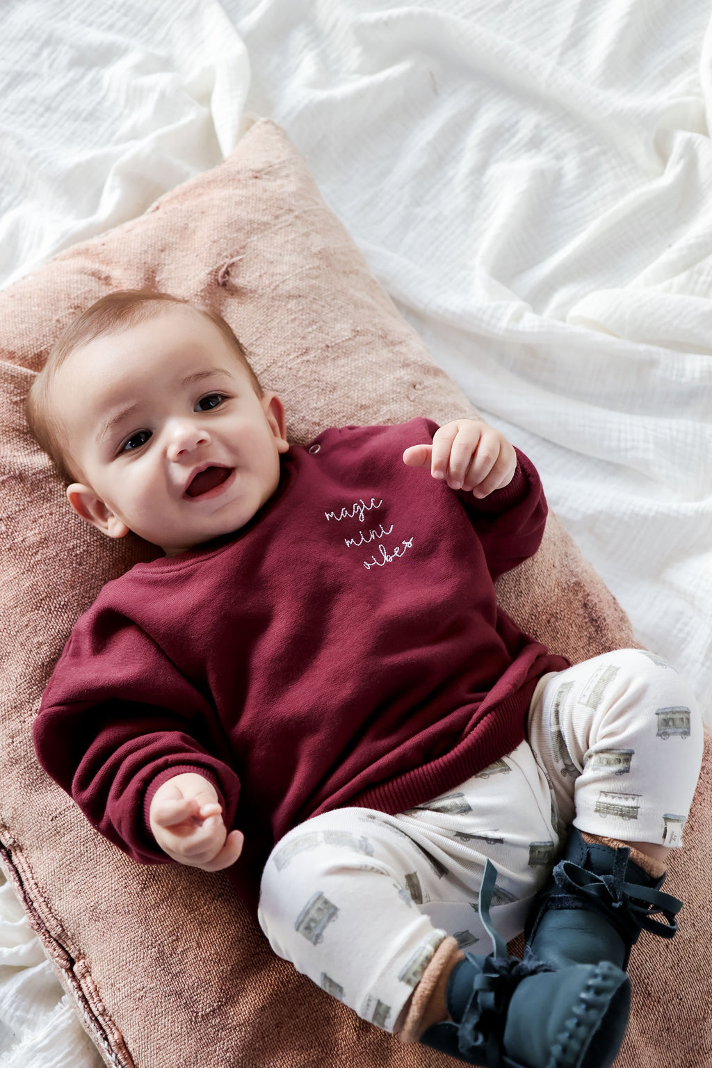 burgundy MINI loose fit