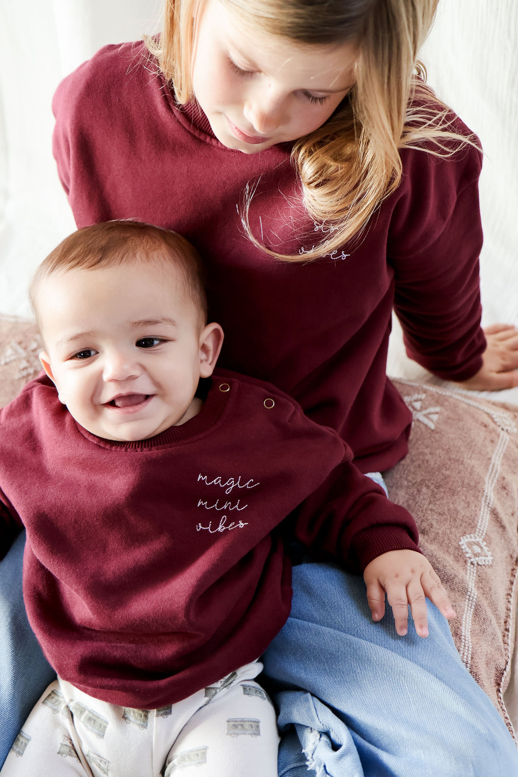 burgundy MINI loose fit
