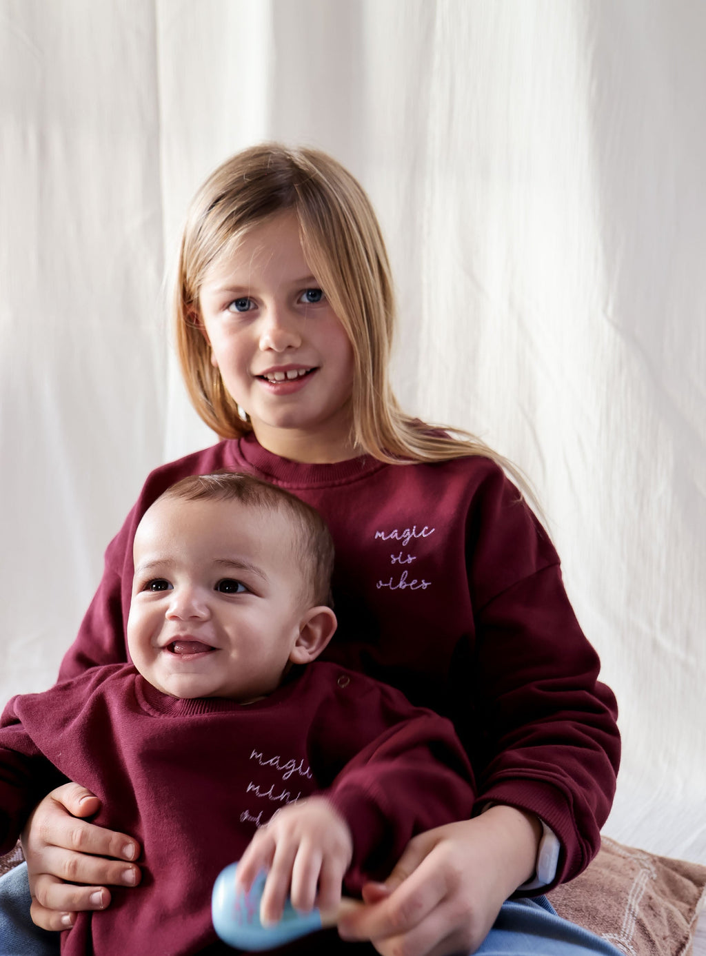 burgundy SIS loose fit