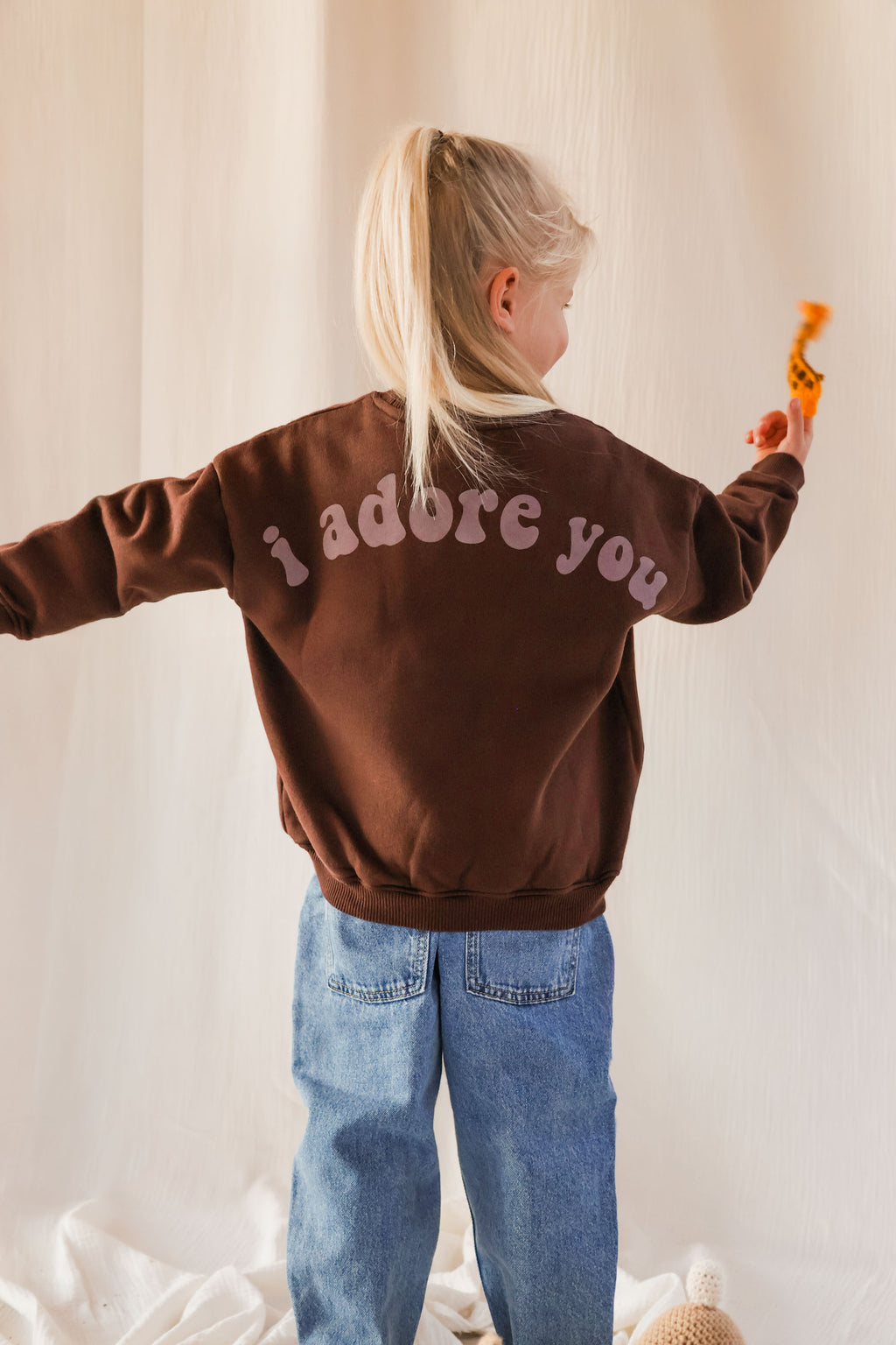 little umber brown I ADORE YOU loose fit