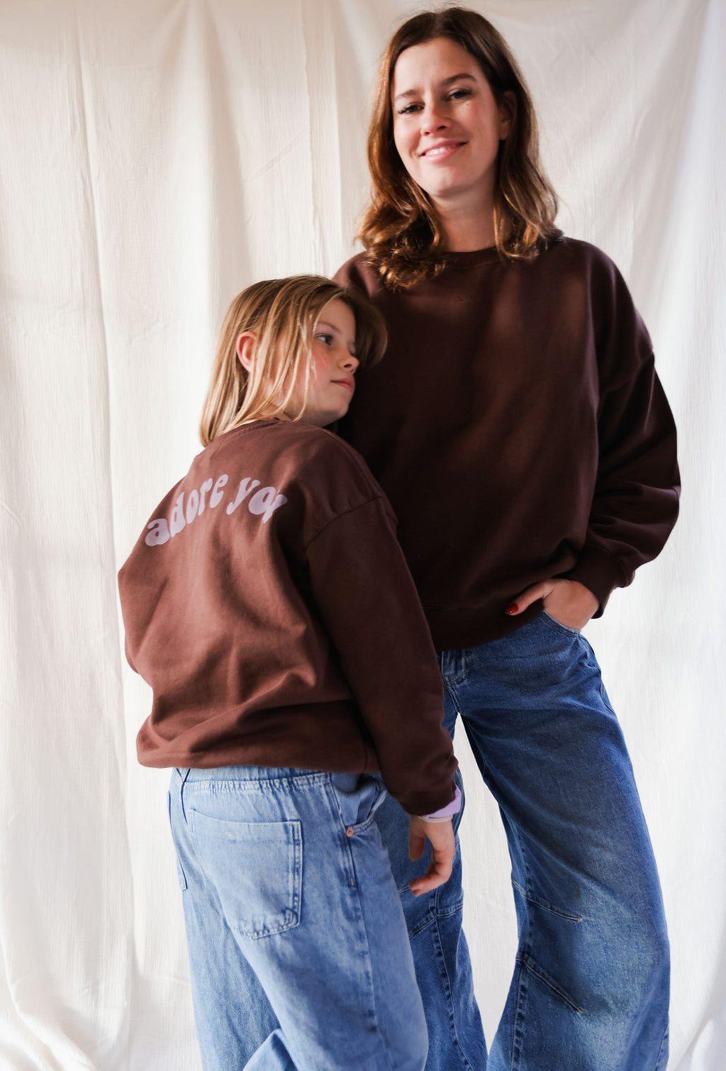 little umber brown I ADORE YOU loose fit
