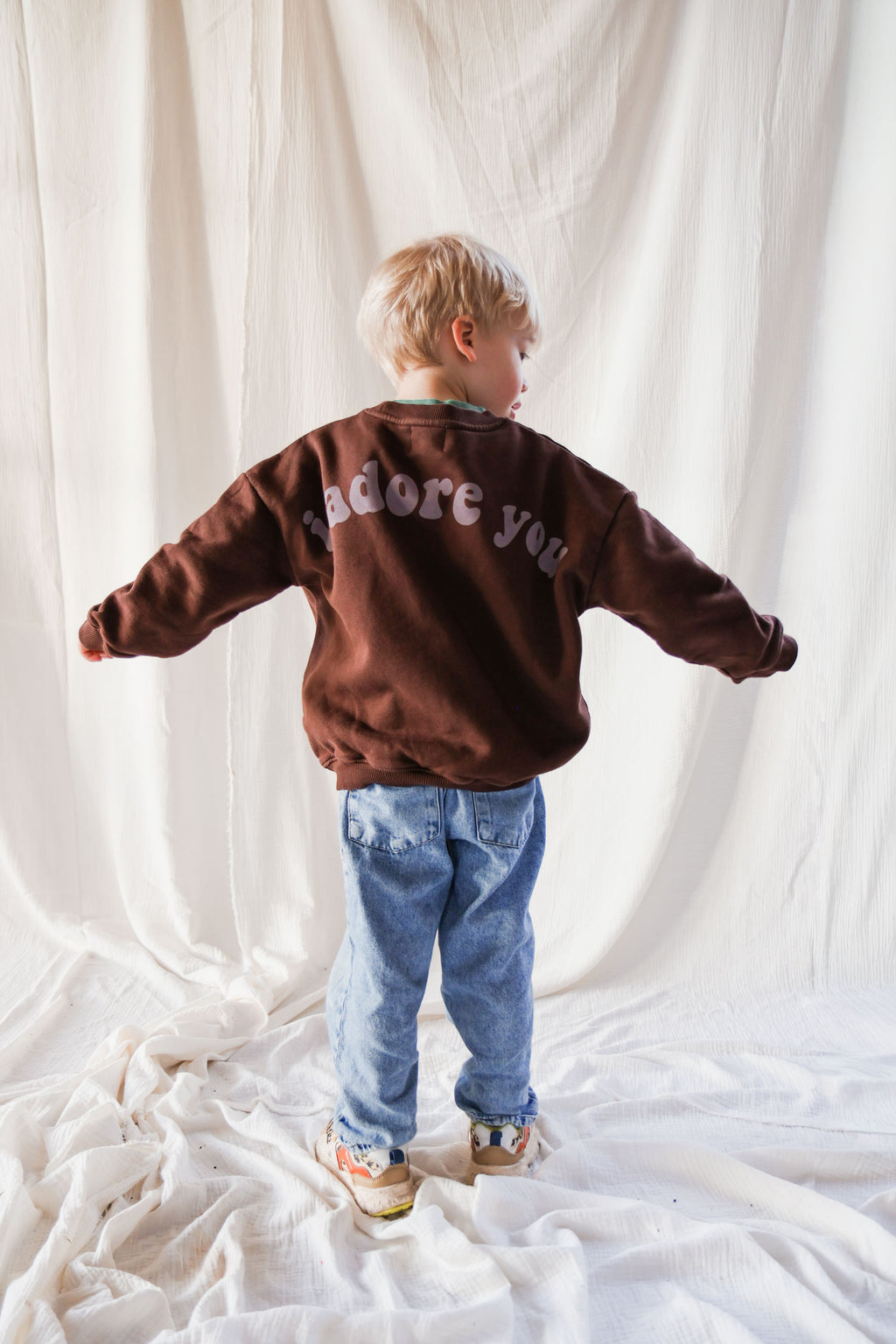 little umber brown I ADORE YOU loose fit