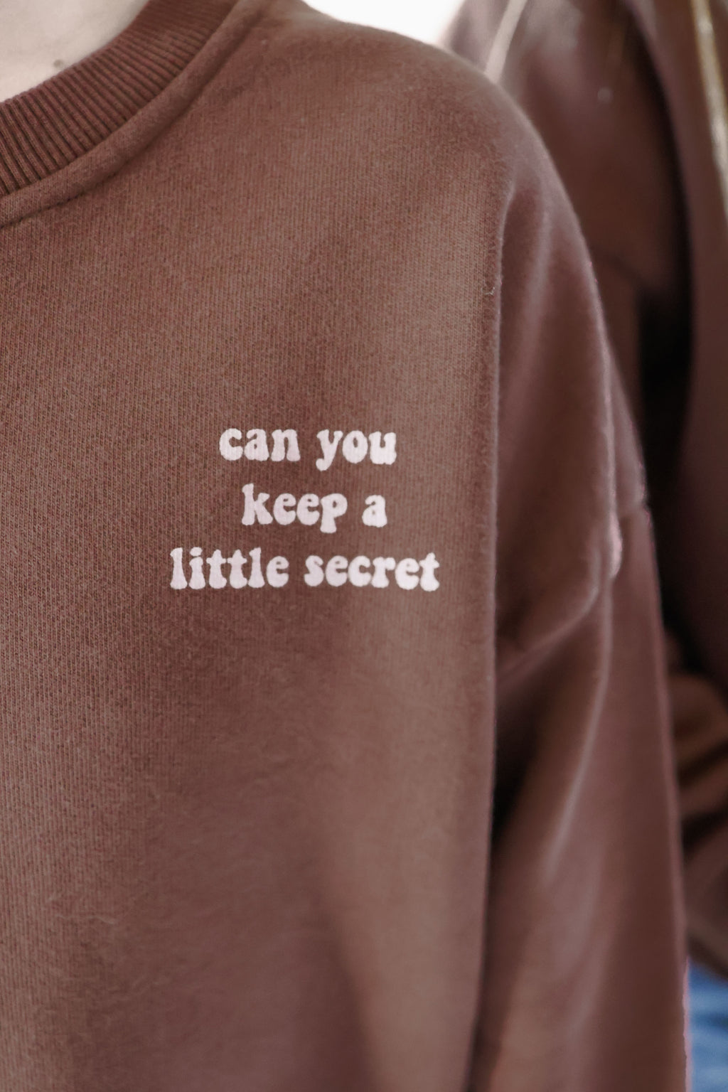 little umber brown I ADORE YOU loose fit