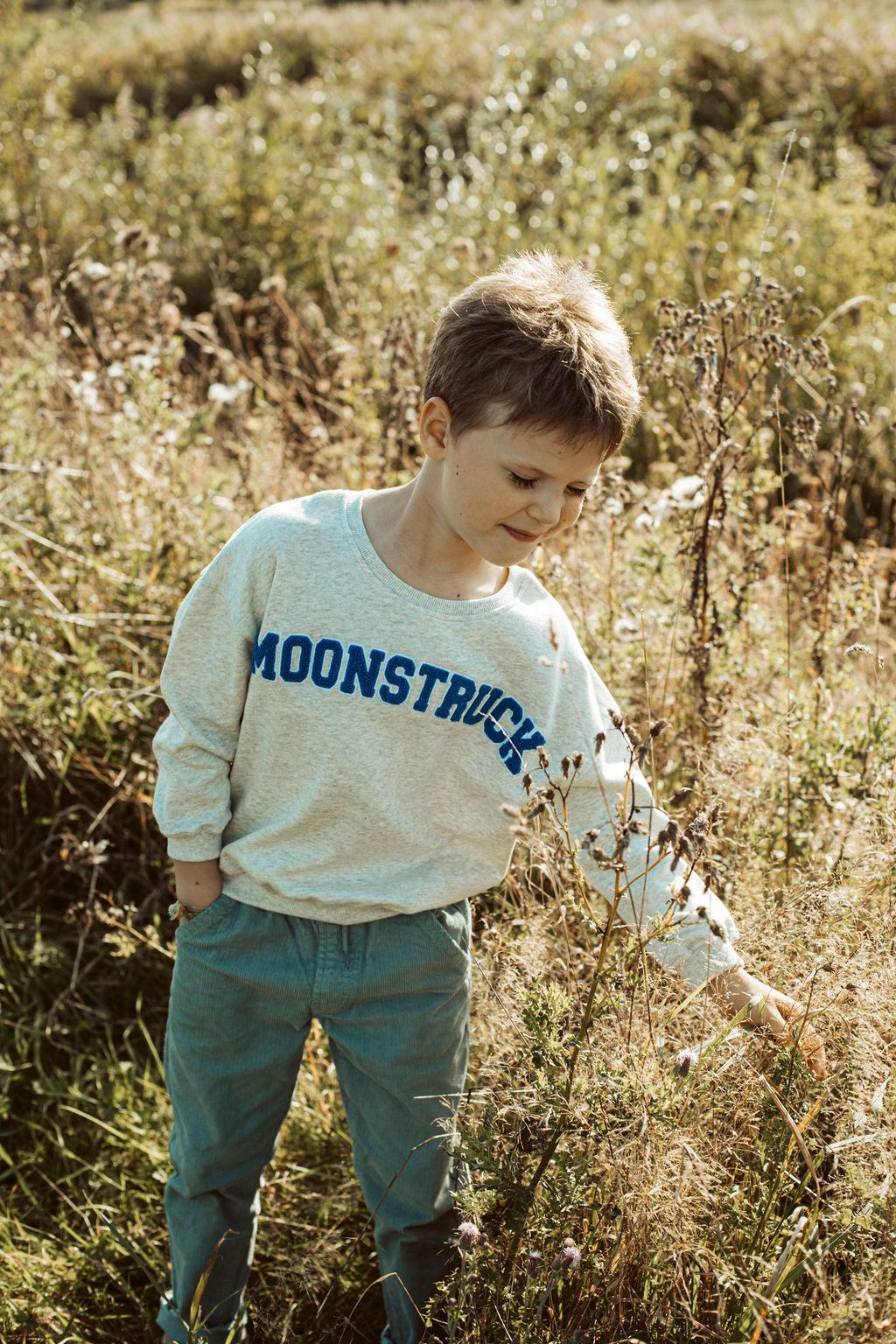 little ash grey MOONSTRUCK loose fit