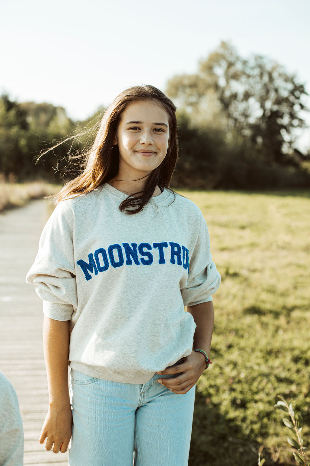 little ash grey MOONSTRUCK loose fit