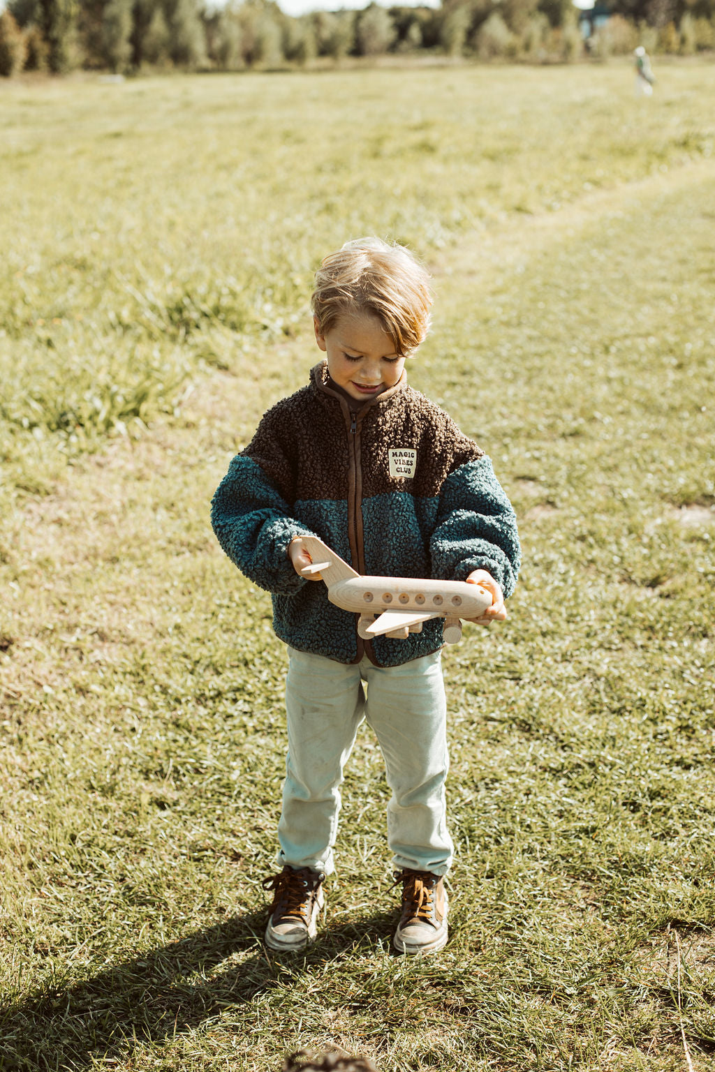little teddy SMILEY JACKET blue