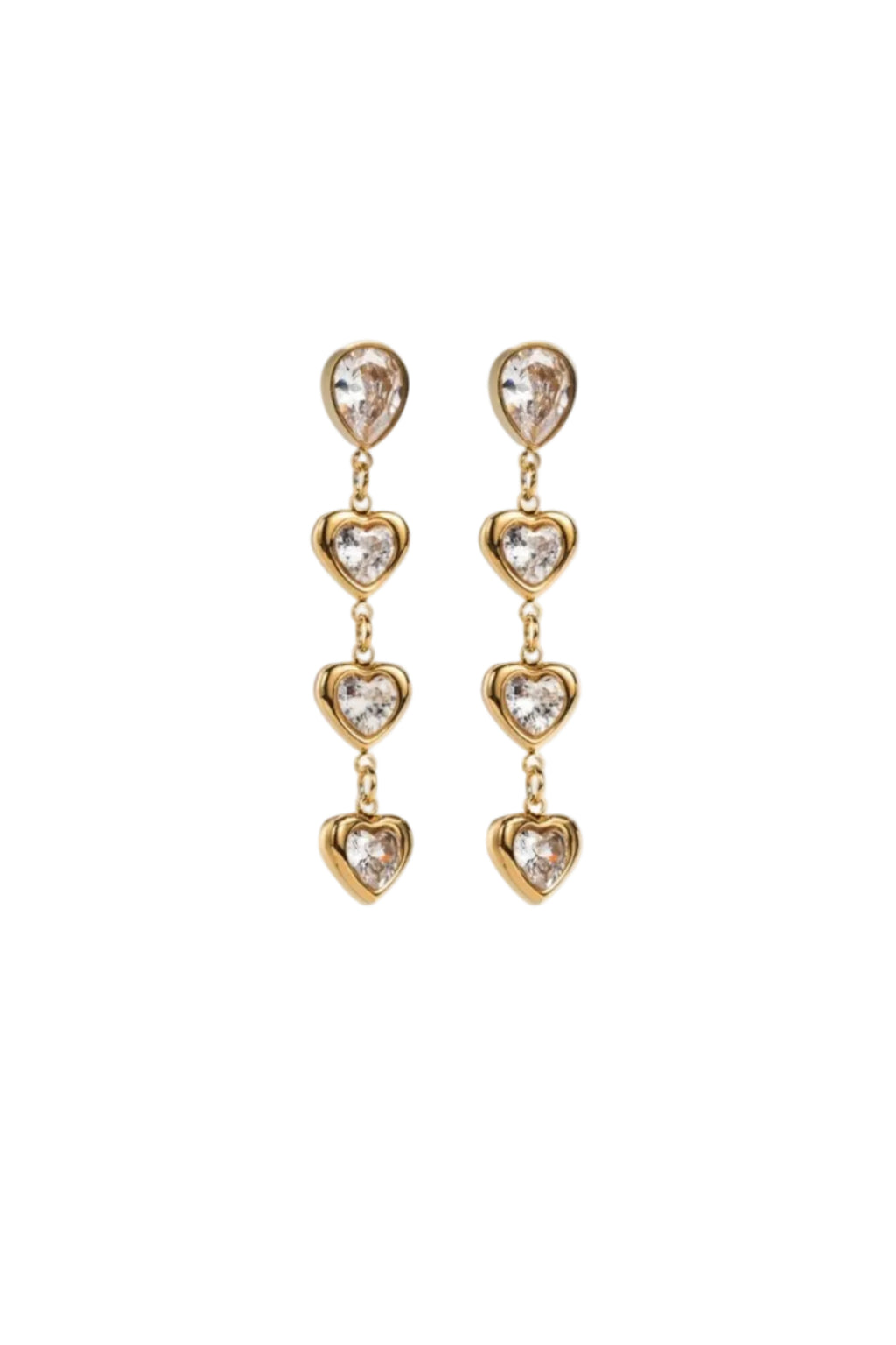 GOLDEN HEARTS earrings