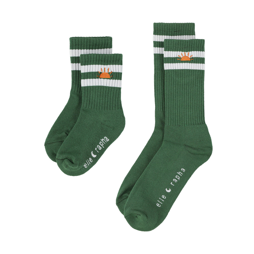 GREEN GREEN GRASS kids socks