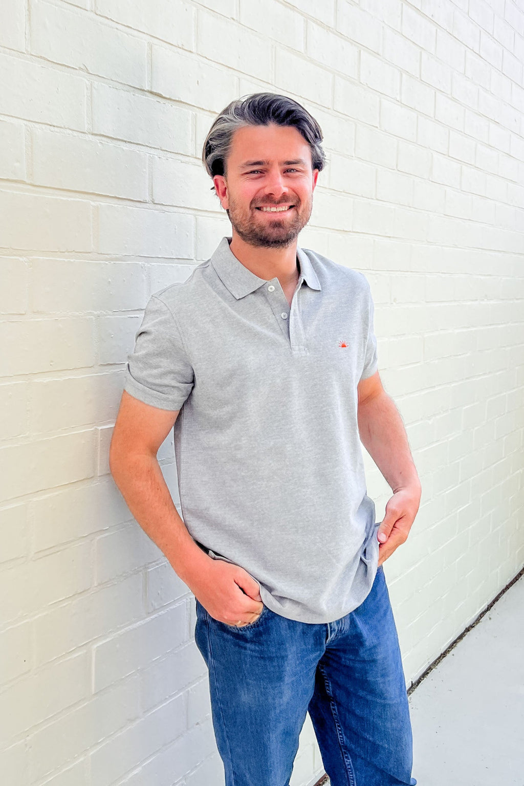 grey SUNRISE polo