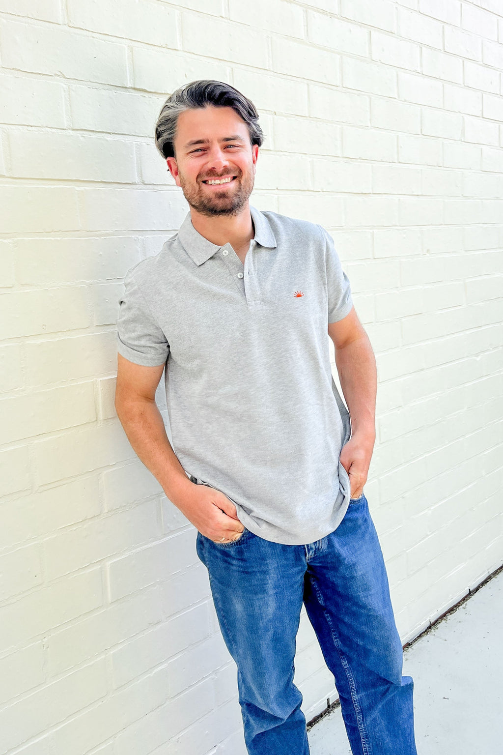 grey SUNRISE polo