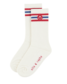 red SMILEY socks