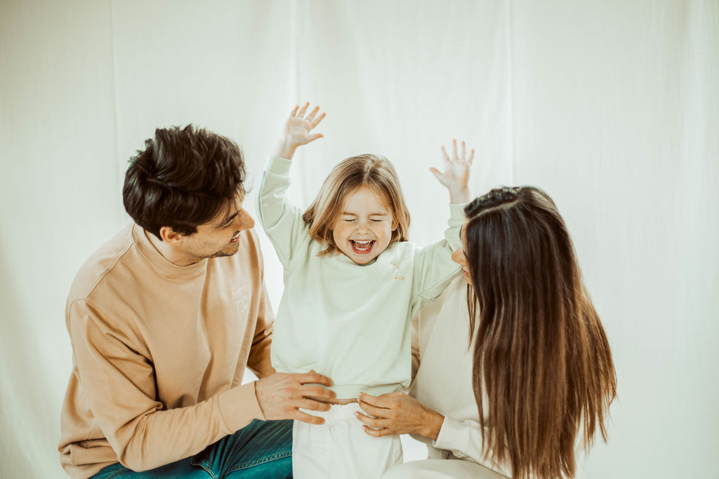 Latte papa  magic papa vibes sweatshirt with embroidered text for dads 