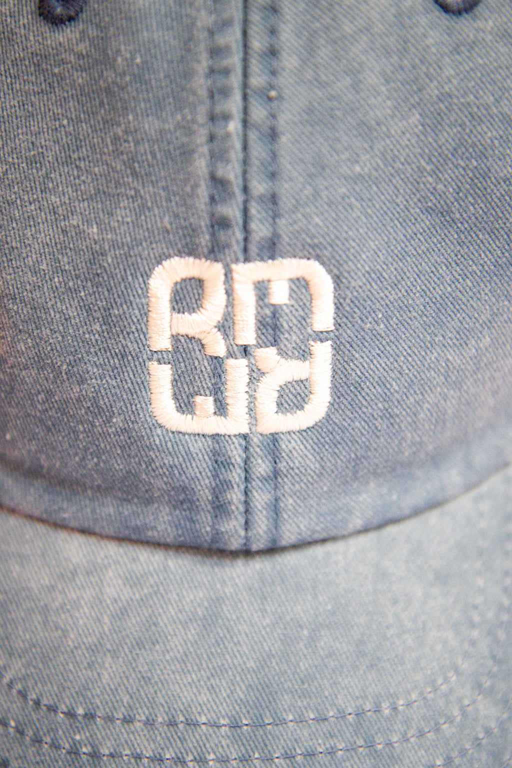 ER icon CAP light denim