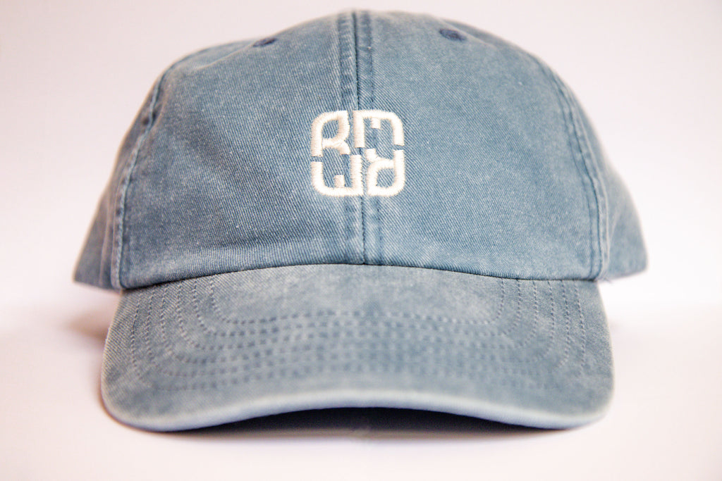 ER icon CAP light denim