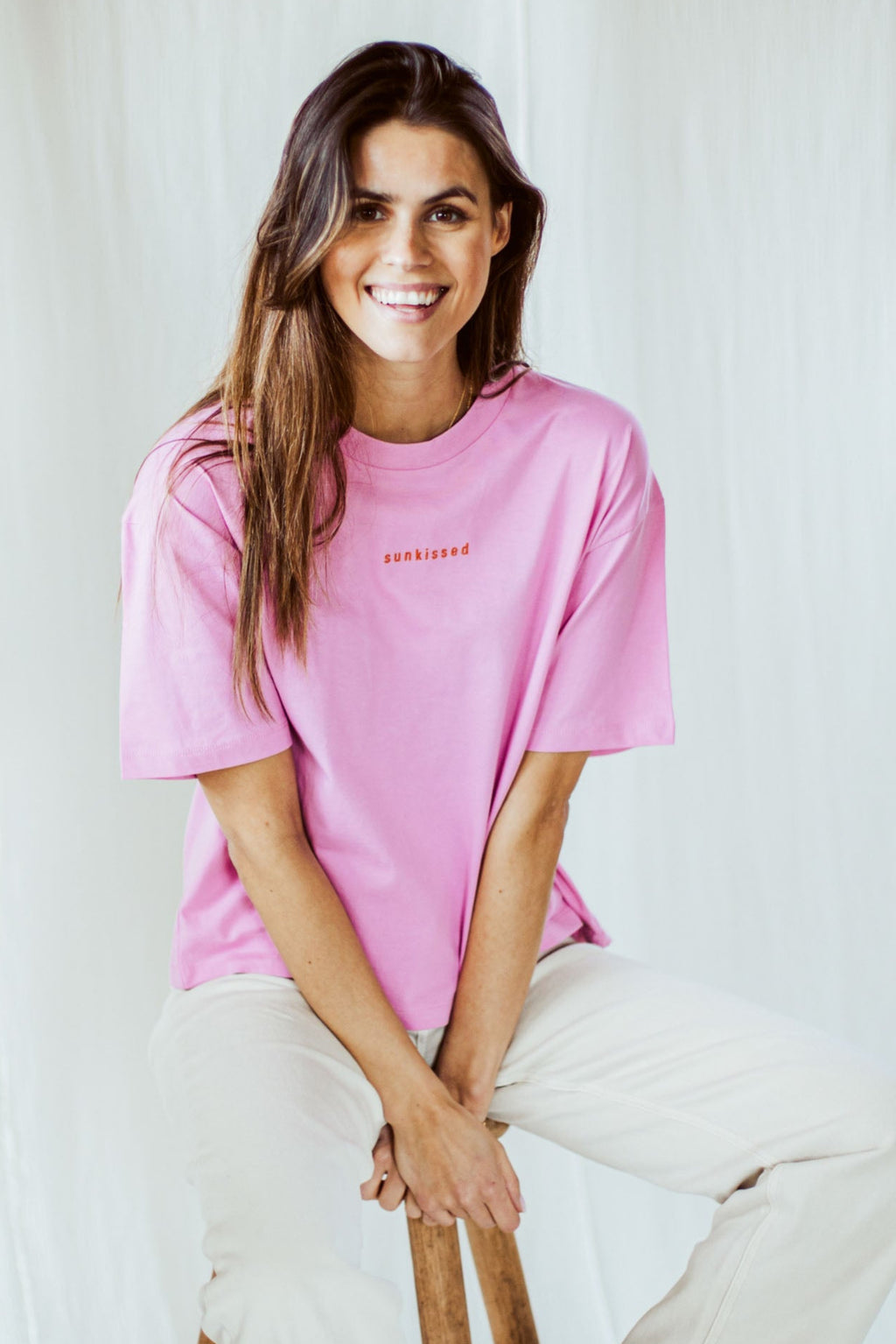 rose pink SUNKISSED loose fit