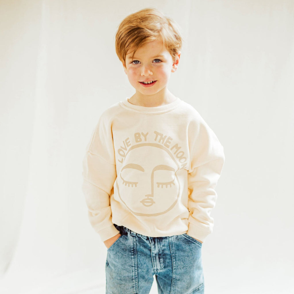 little creamy seashell LOVE BY THE MOON loose fit