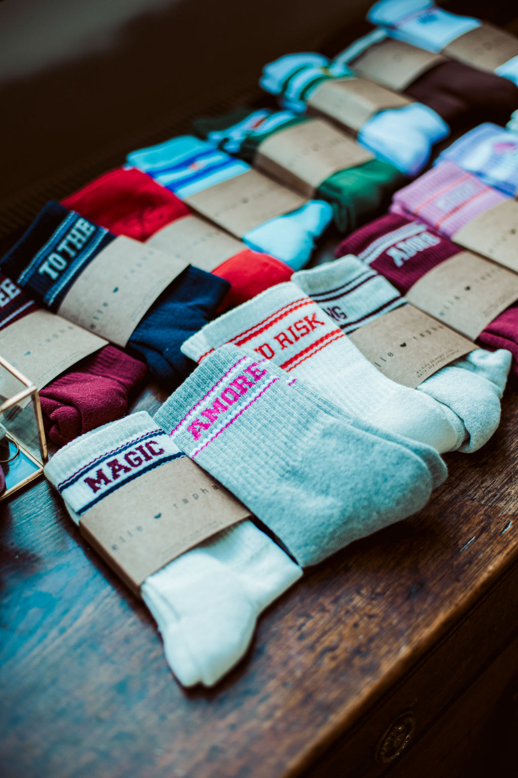 NO RISK NO MAGIC socks