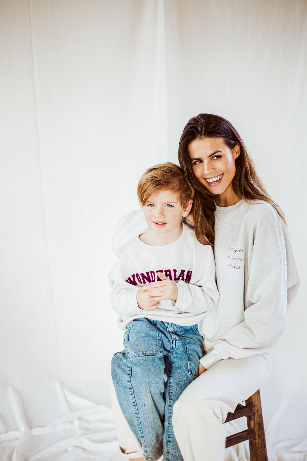 dreamy grey MAMA loose fit