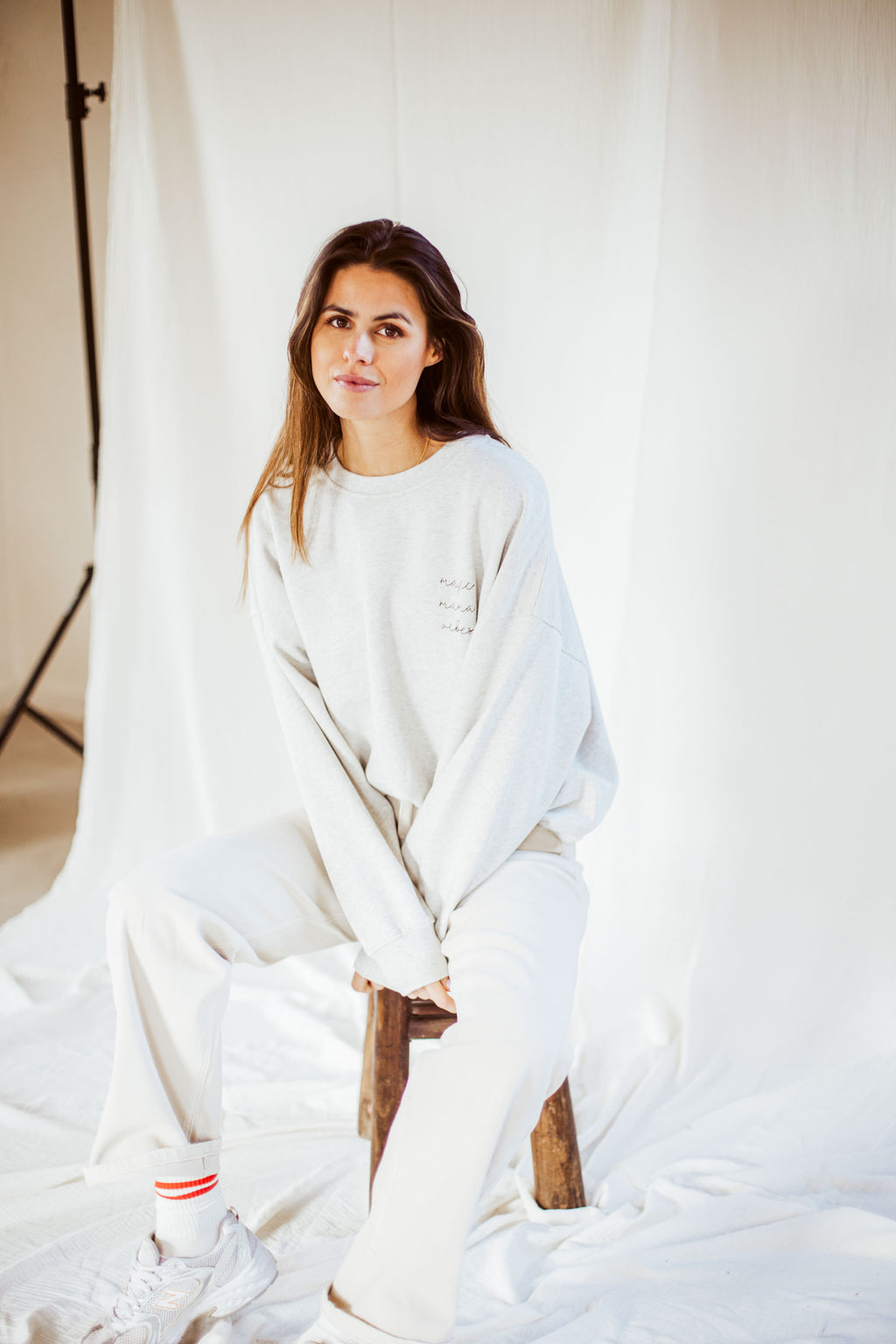 dreamy grey MAMA loose fit