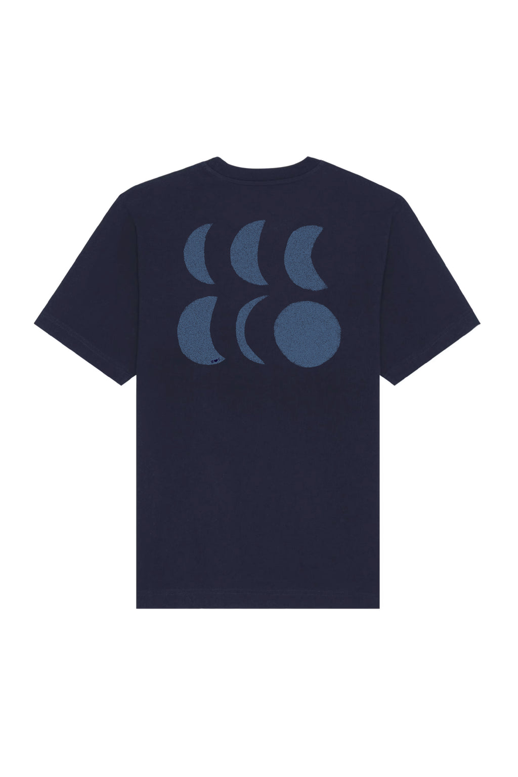 midnight blue TO THE MOON t-shirt (loose fit)